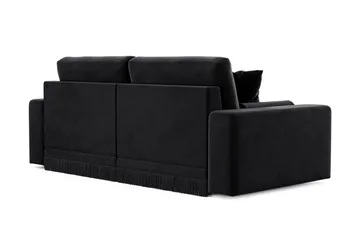 Adelsö by Gynning 3-seter Dyp Sofa i fløyel - Svart - Møbler - Sofaer - Fløyelssofaer