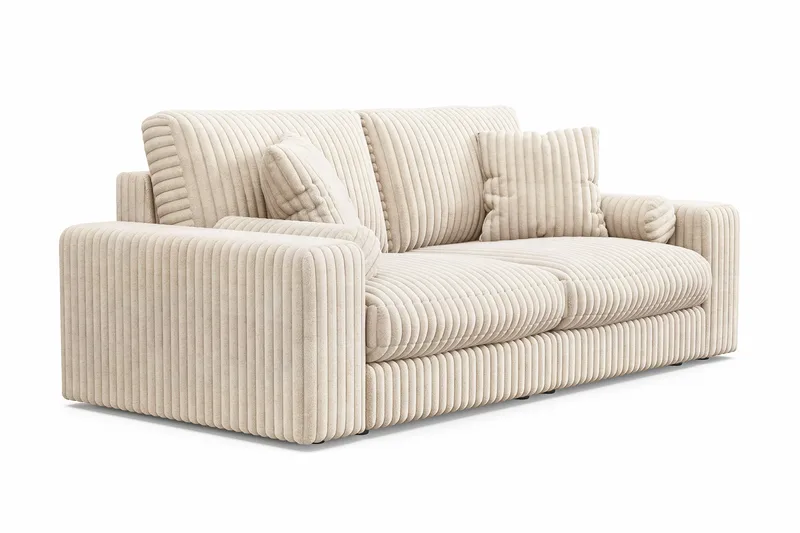 Adelsö by Gynning 3-seter Dyp Sofa i Manchester - Beige - Møbler - Sofaer - 3 seter sofa