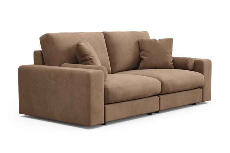 Adelsö by Gynning 3-seter Dyp Sofa i Manchester - Brun - Møbler - Sofaer - 3 seter sofa