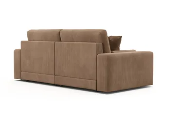 Adelsö by Gynning 3-seter Dyp Sofa i Manchester - Brun - Møbler - Sofaer - 3 seter sofa