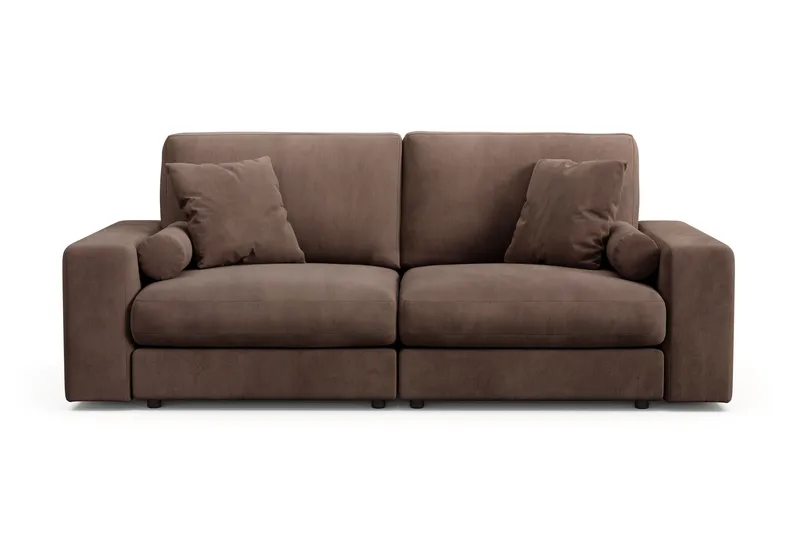 Adelsö by Gynning 3-seter Dyp Sofa i Manchester - Brun - Møbler - Sofaer - 3 seter sofa