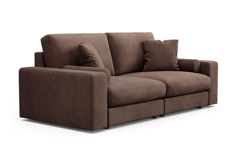 Adelsö by Gynning 3-seter Dyp Sofa i Manchester - Brun - Møbler - Sofaer - 3 seter sofa