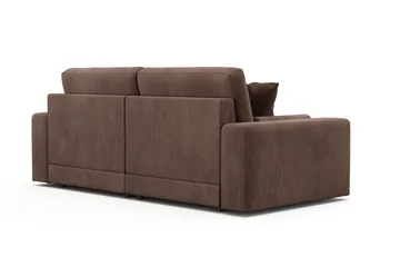 Adelsö by Gynning 3-seter Dyp Sofa i Manchester - Brun - Møbler - Sofaer - 3 seter sofa