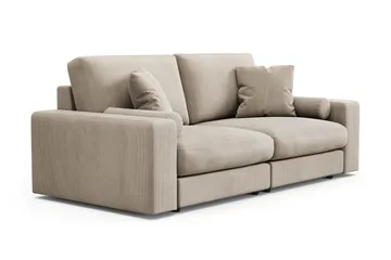 Adelsö by Gynning 3-seter Dyp Sofa i Manchester - Greige - Møbler - Sofaer - 3 seter sofa