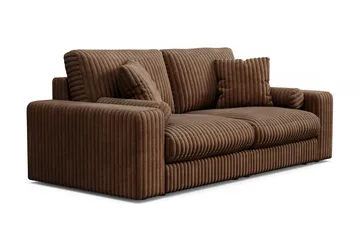 Adelsö by Gynning 3-seter Dyp Sofa i Manchester - Mørkebrun - Møbler - Sofaer - 3 seter sofa