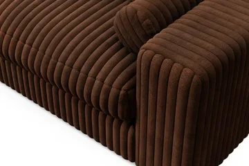 Adelsö by Gynning 3-seter Dyp Sofa i Manchester - Mørkebrun - Møbler - Sofaer - 3 seter sofa