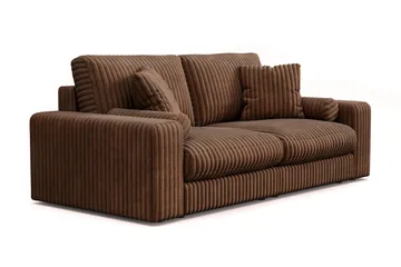 Adelsö by Gynning 3-seter Dyp Sofa i Manchester - Mørkebrun - Møbler - Sofaer - 3 seter sofa