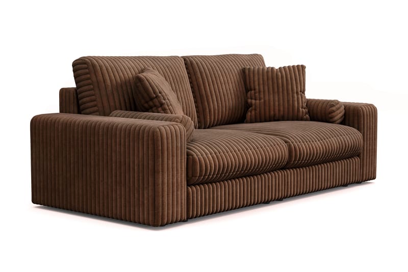Adelsö by Gynning 3-seter Dyp Sofa i Manchester - Mørkebrun - Møbler - Sofaer - 3 seter sofa