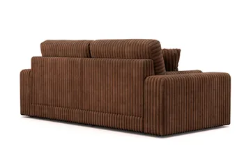 Adelsö by Gynning 3-seter Dyp Sofa i Manchester - Mørkebrun - Møbler - Sofaer - 3 seter sofa