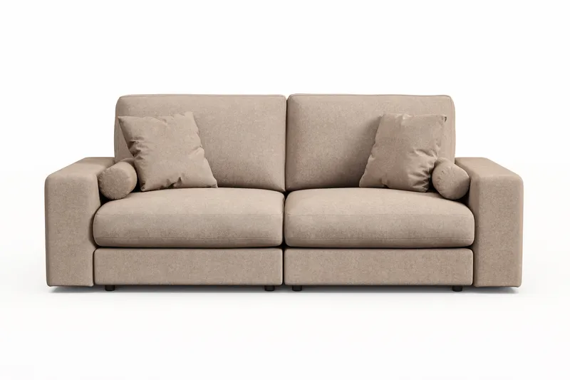 Adelsö by Gynning 3-seter Dyp Sofa i stoff - Beige - Møbler - Sofaer - 3 seter sofa