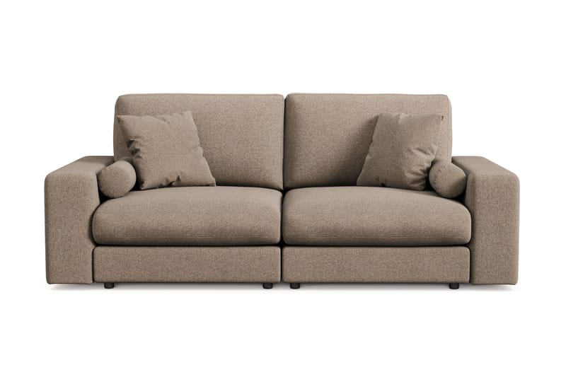 Adelsö by Gynning 3-seter Dyp Sofa i stoff - Brun - Møbler - Sofaer - 3 seter sofa
