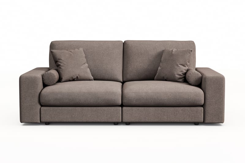Adelsö by Gynning 3-seter Dyp Sofa i stoff - Brun - Møbler - Sofaer - 3 seter sofa