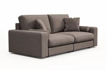 Adelsö by Gynning 3-seter Dyp Sofa i stoff - Brun - Møbler - Sofaer - 3 seter sofa