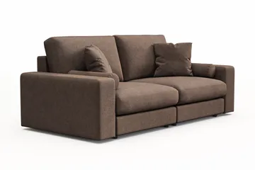 Adelsö by Gynning 3-seter Dyp Sofa i stoff - Brun - Møbler - Sofaer - 3 seter sofa