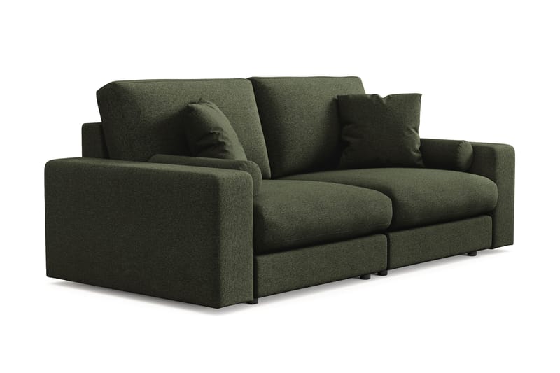 Adelsö by Gynning 3-seter Dyp Sofa i stoff - Grön - Møbler - Sofaer - 3 seter sofa