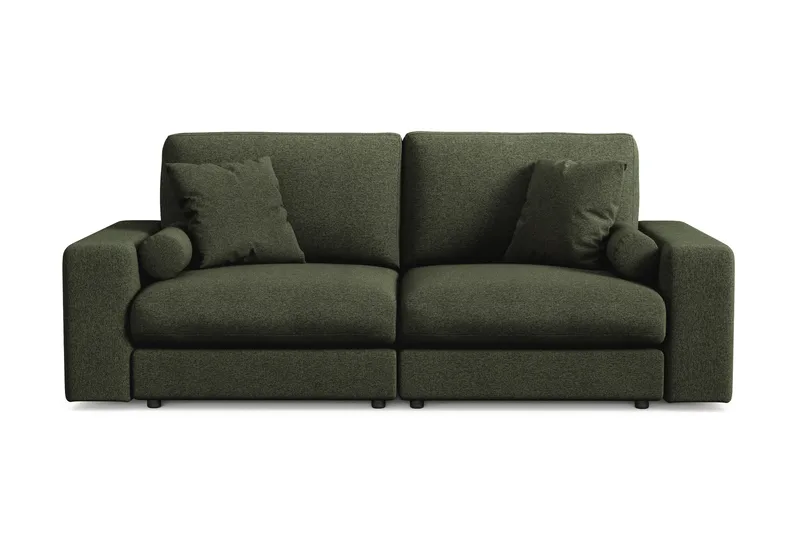 Adelsö by Gynning 3-seter Dyp Sofa i stoff, Grön