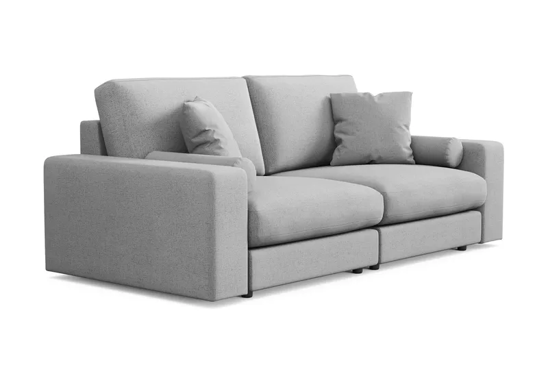 Adelsö by Gynning 3-seter Dyp Sofa i stoff - Lysegrå - Møbler - Sofaer - 3 seter sofa