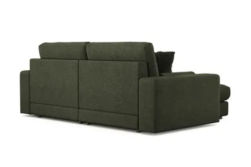 Adelsö by Gynning 3-seter Vendbar L-formet Dyp Divansofa i stoff - Grön - Møbler - Sofaer - Sofaer med sjeselong - 3 seters sofa med divan