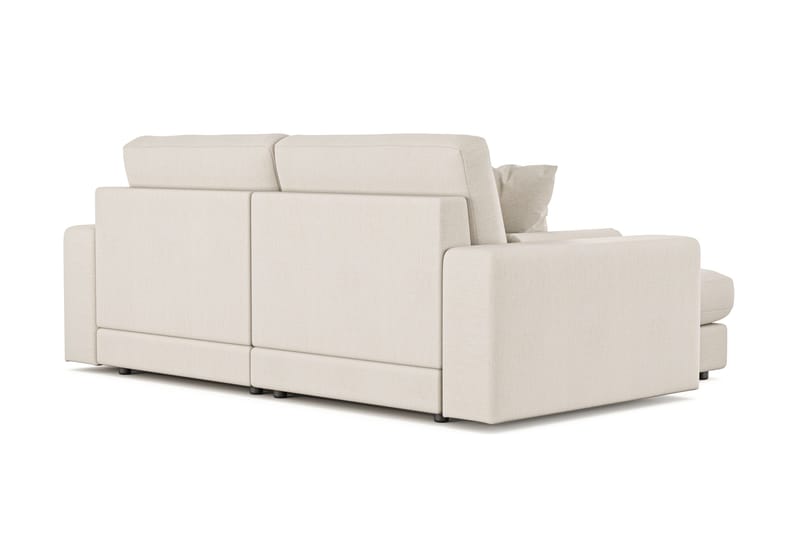 Adelsö by Gynning 3-seter Vendbar L-formet Dyp Divansofa i stoff - Lys beige - Møbler - Sofaer - Sofaer med sjeselong - 3 seters sofa med divan