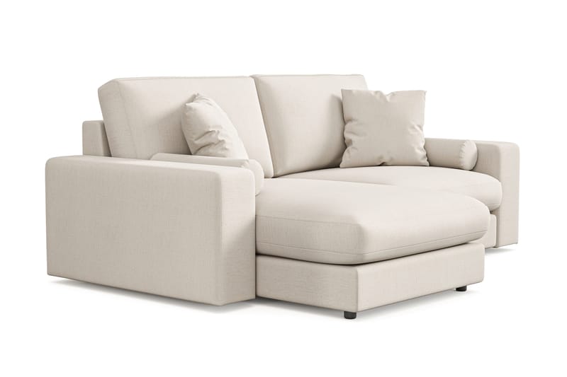 Adelsö by Gynning 3-seter Vendbar L-formet Dyp Divansofa i stoff - Lys beige - Møbler - Sofaer - Sofaer med sjeselong - 3 seters sofa med divan