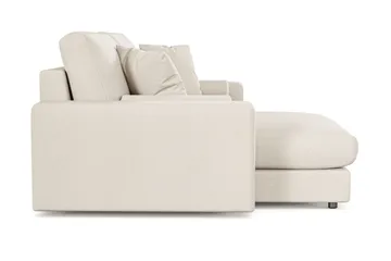 Adelsö by Gynning 3-seter Vendbar L-formet Dyp Divansofa i stoff - Lys beige - Møbler - Sofaer - Sofaer med sjeselong - 3 seters sofa med divan