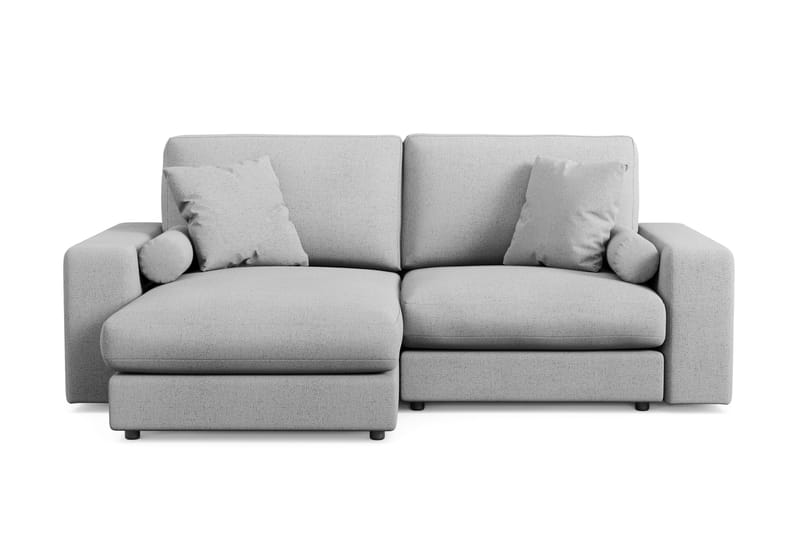 Adelsö by Gynning 3-seter Vendbar L-formet Dyp Divansofa i stoff - Lysegrå - Møbler - Sofaer - Sofaer med sjeselong - 3 seters sofa med divan