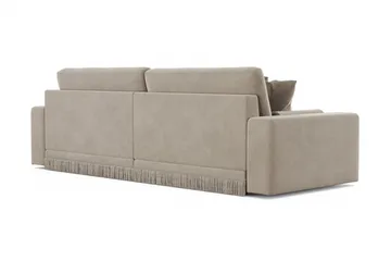 Adelsö by Gynning 4-seter Dyp Sofa i fløyel - Beige - Møbler - Sofaer - 4 seter sofa