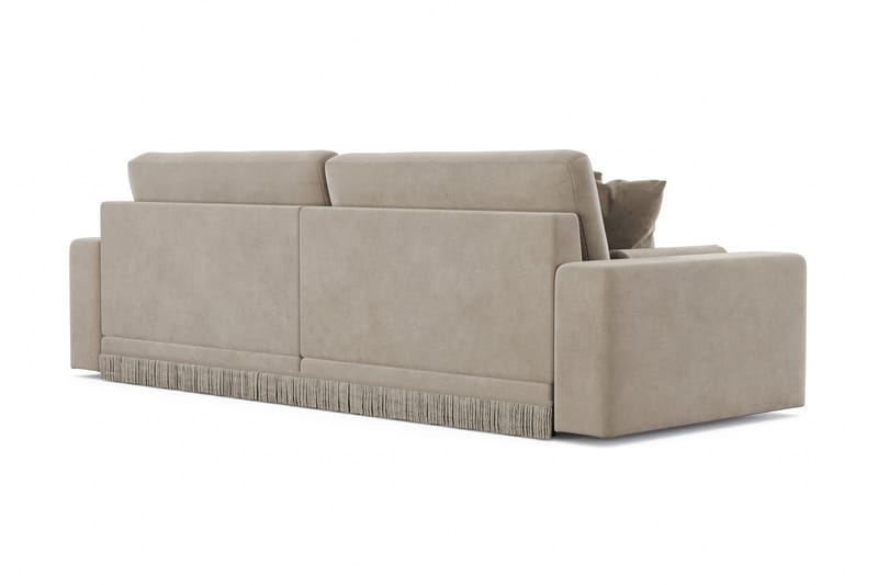 Adelsö by Gynning 4-seter Dyp Sofa i fløyel - Beige - Møbler - Sofaer - 4 seter sofa