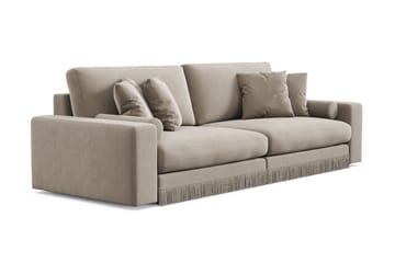 Adelsö by Gynning 4-seter Dyp Sofa i fløyel - Beige - Møbler - Sofaer - 4 seter sofa