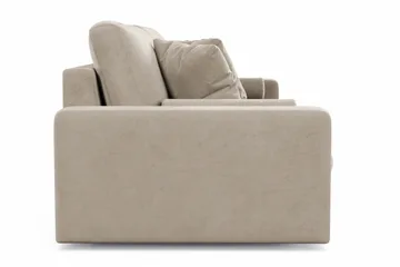 Adelsö by Gynning 4-seter Dyp Sofa i fløyel - Beige - Møbler - Sofaer - 4 seter sofa