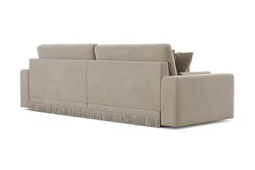 Adelsö by Gynning 4-seter Dyp Sofa i fløyel - Beige - Møbler - Sofaer - 4 seter sofa