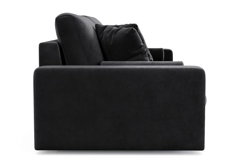 Adelsö by Gynning 4-seter Dyp Sofa i fløyel - Svart - Møbler - Sofaer - 4 seter sofa
