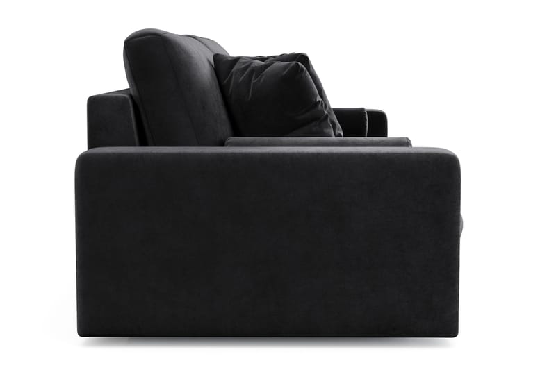 Adelsö by Gynning 4-seter Dyp Sofa i fløyel - Svart - Møbler - Sofaer - 4 seter sofa