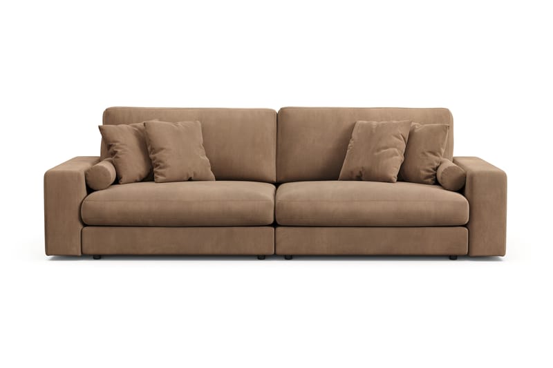 Adelsö by Gynning 4-seter Dyp Sofa i Manchester - Brun - Møbler - Sofaer - 4 seter sofa