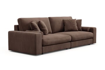 Adelsö by Gynning 4-seter Dyp Sofa i Manchester - Brun - Møbler - Sofaer - 4 seter sofa
