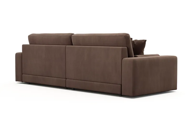 Adelsö by Gynning 4-seter Dyp Sofa i Manchester - Brun - Møbler - Sofaer - 4 seter sofa