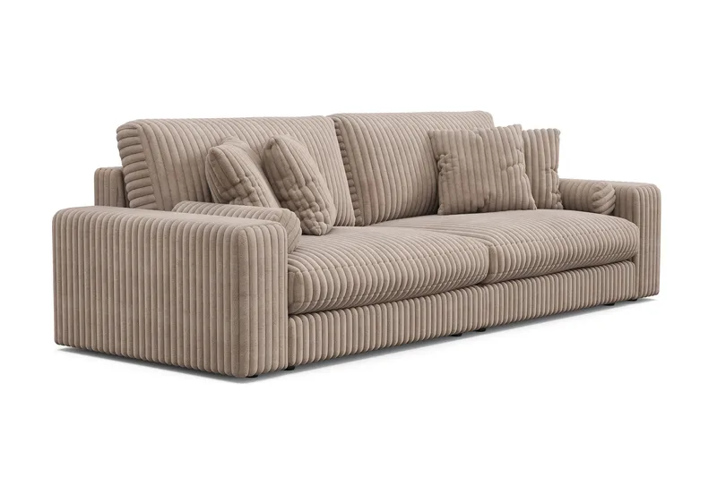 Adelsö by Gynning 4-seter Dyp Sofa i Manchester - Greige - Møbler - Sofaer - 4 seter sofa