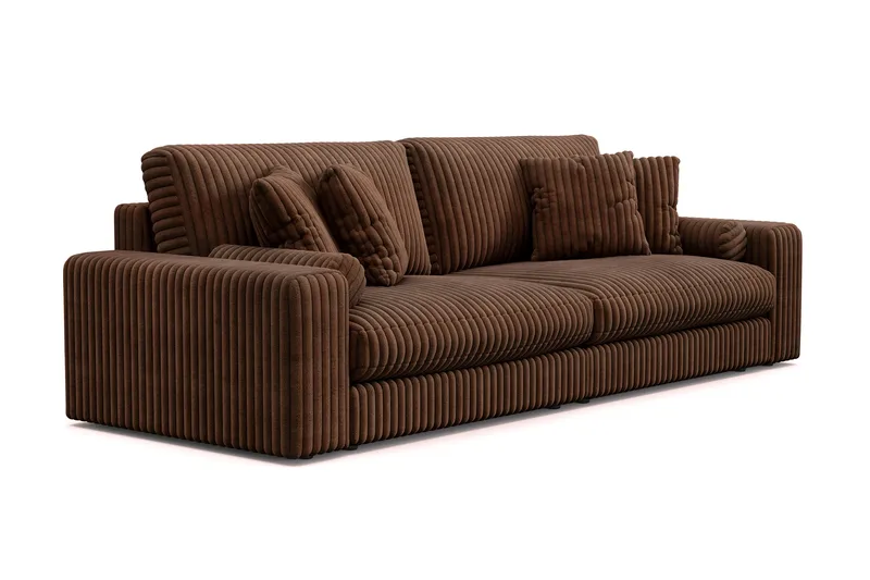 Adelsö by Gynning 4-seter Dyp Sofa i Manchester - Mørkebrun - Møbler - Sofaer - 4 seter sofa