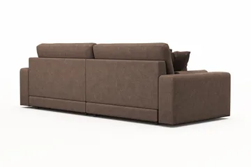 Adelsö by Gynning 4-seter Dyp Sofa i stoff - Brun - Møbler - Sofaer - 4 seter sofa