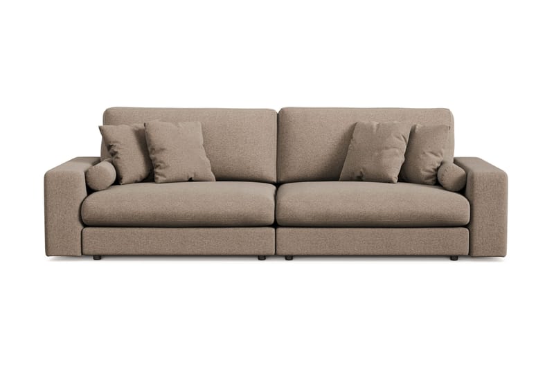 Adelsö by Gynning 4-seter Dyp Sofa i stoff, Brun