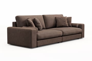 Adelsö by Gynning 4-seter Dyp Sofa i stoff - Brun - Møbler - Sofaer - 4 seter sofa