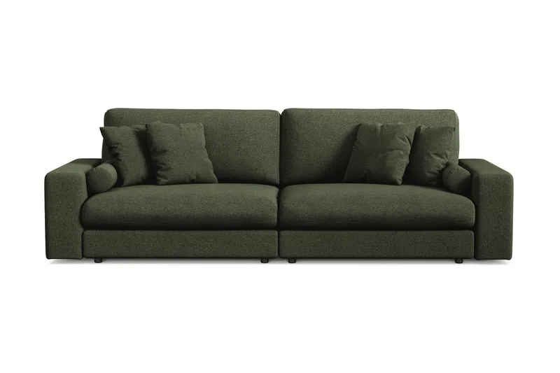 Adelsö by Gynning 4-seter Dyp Sofa i stoff, Grön