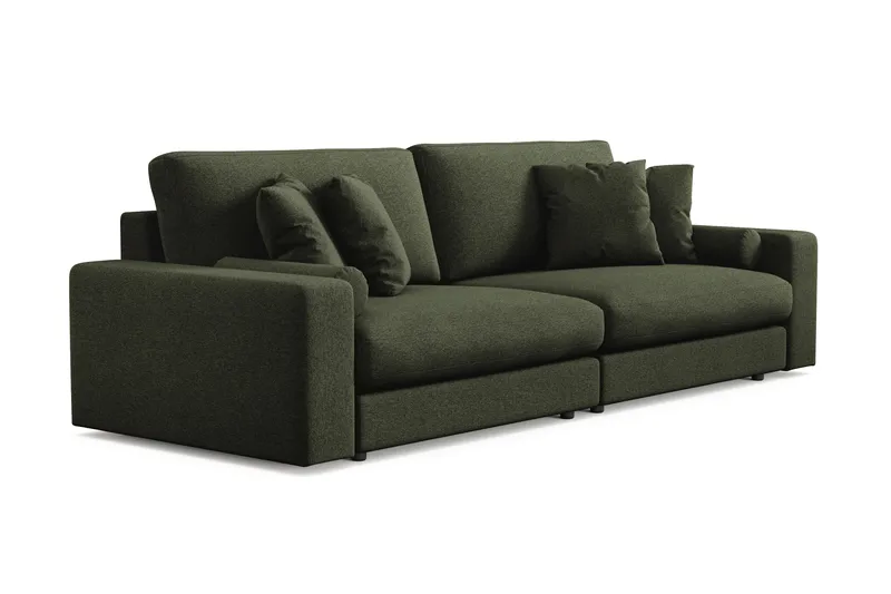 Adelsö by Gynning 4-seter Dyp Sofa i stoff - Grön - Møbler - Sofaer - 4 seter sofa