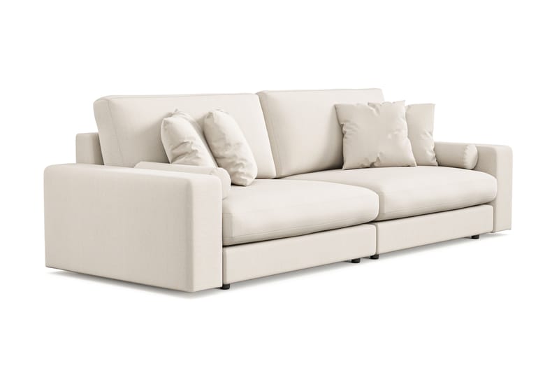 Adelsö by Gynning 4-seter Dyp Sofa i stoff - Lys beige - Møbler - Sofaer - 4 seter sofa