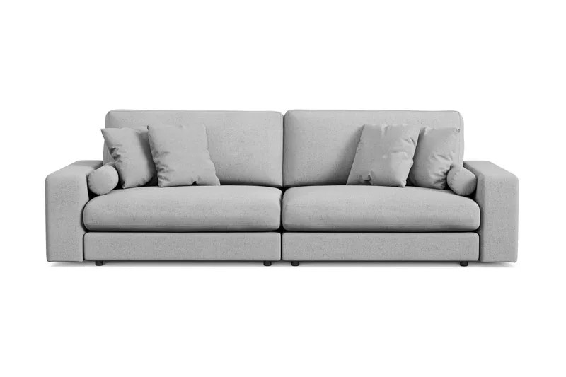 Adelsö by Gynning 4-seter Dyp Sofa i stoff, Lysegrå