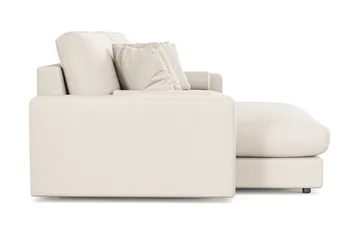 Adelsö by Gynning 4-seter Vendbar L-formet Dyp Divansofa i stoff - Lys beige - Møbler - Sofaer - Sofaer med sjeselong - 4 seters sofa med divan