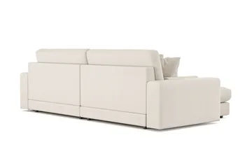 Adelsö by Gynning 4-seter Vendbar L-formet Dyp Divansofa i stoff - Lys beige - Møbler - Sofaer - Sofaer med sjeselong - 4 seters sofa med divan