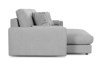Adelsö by Gynning 4-seter Vendbar L-formet Dyp Divansofa i stoff - Lysegrå - Møbler - Sofaer - Sofaer med sjeselong - 4 seters sofa med divan