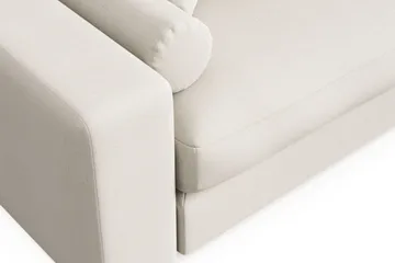 Adelsö by Gynning 5-seter Vendbar L-formet Dyp Divansofa i stoff - Lys beige - Møbler - Sofaer - Sofaer med sjeselong