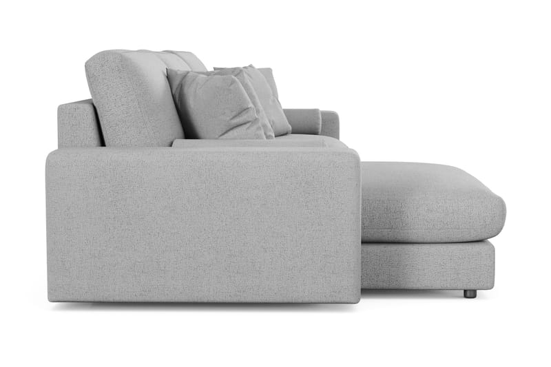 Adelsö by Gynning 5-seter Vendbar L-formet Dyp Divansofa i stoff - Lysegrå - Møbler - Sofaer - Sofaer med sjeselong